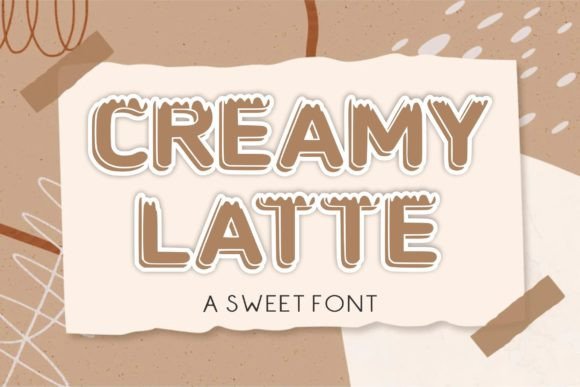 Creamy Latte: A Display Font for Editorial Elegance