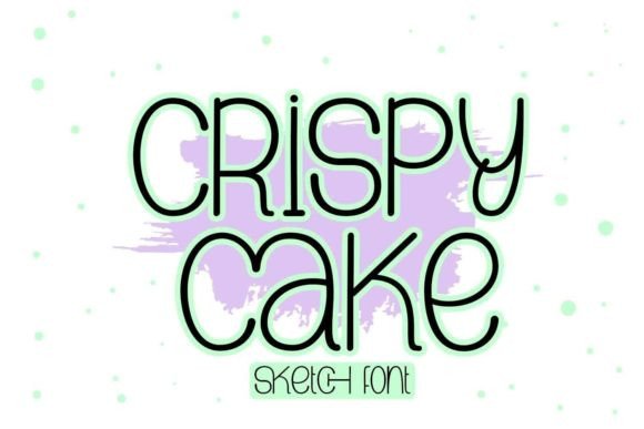 Crispy Cake: A Display Font for Creative Crafters