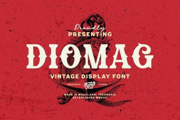 Diomag: A Vintage Font That Elevates Digital Branding