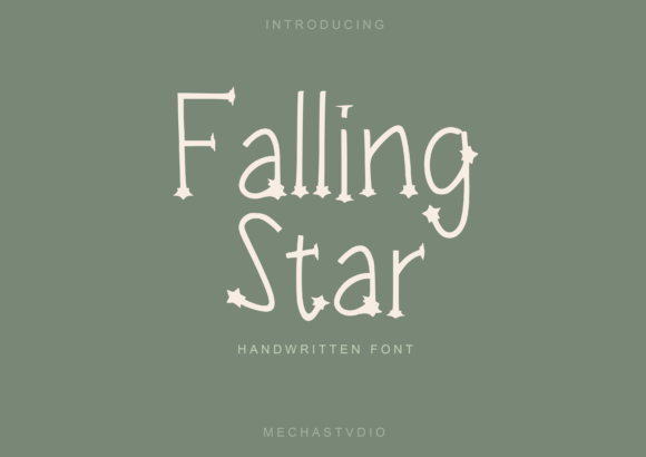 Falling Star: A Font That Adds Grace to Every Page