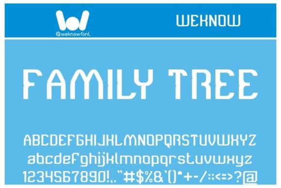 Family Tree: A Display Font for Bold Web Design
