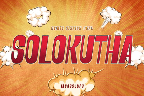 Font That Brings Back the 80s Vibes: Solokutha for Branding
