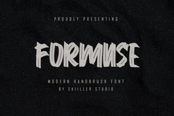Formuse: A Handwritten Font for Editorial Expression