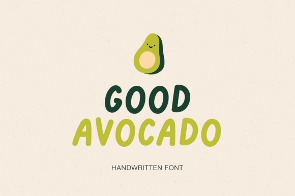 Good Avocado: A Playful Font for Digital Branding