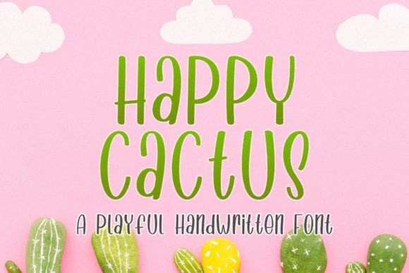 Happy Cactus: The Perfect Display Font for Crafters and Designers
