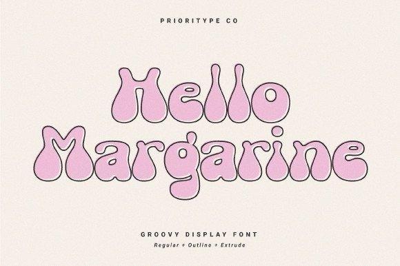 Hello Margarine: A Happy Handwritten Font for Digital Design