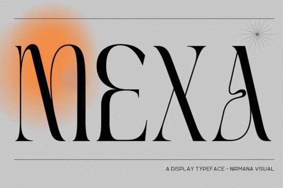 Mexa: A Display Font for Editorial Elegance