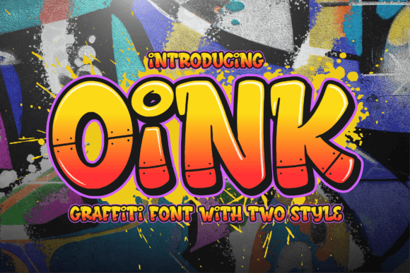 Oink: The Font That Turns Words Into Visual Impact