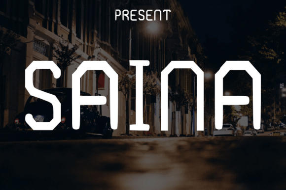 Saina: A Display Font for Impactful Branding