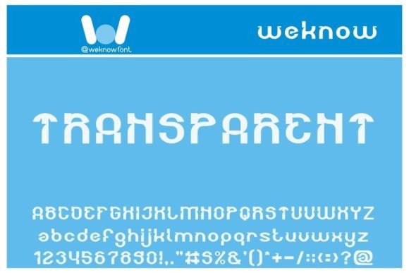 Transparent: A Display Font for Modern Web Design