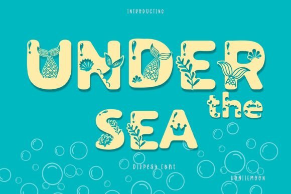 Under the Sea: A Vibrant Display Font for Digital Design