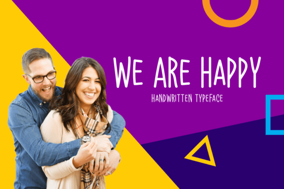 We Are Happy Font for Web Design