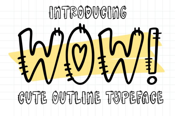 Wow: A Display Font That Elevates Your Craft Projects